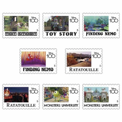 コレクション雑貨 Disney100PIXAR 切手型クリアカードコレクション 全8 