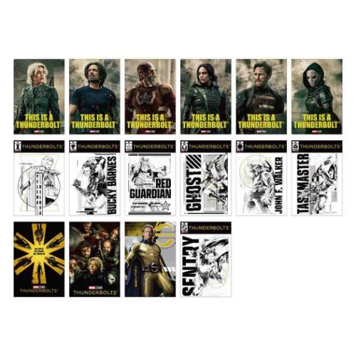 MARVEL（マーベル） 缶ケース入りPOSTCARD 16枚セット サンダーボルツ