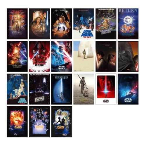 STAR WARS（スター・ウォーズ） グッズ ポストカード キャラクター 缶