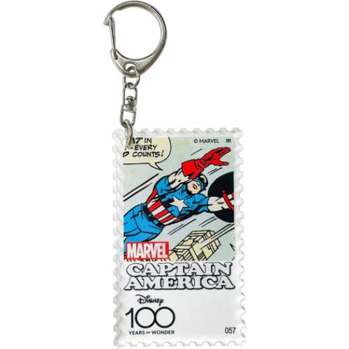 マーベル キャラクター キーリング ブラインドアクリルキーホルダー 全6種 D100 MARVEL