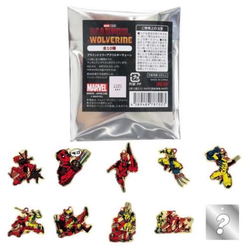 ブラインドミラーアクリルキーチェーン 全10種 キーホルダー MARVEL 