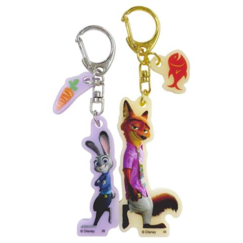 ズートピア キーリング ズートピア2 ペアキーホルダー ディズニー
