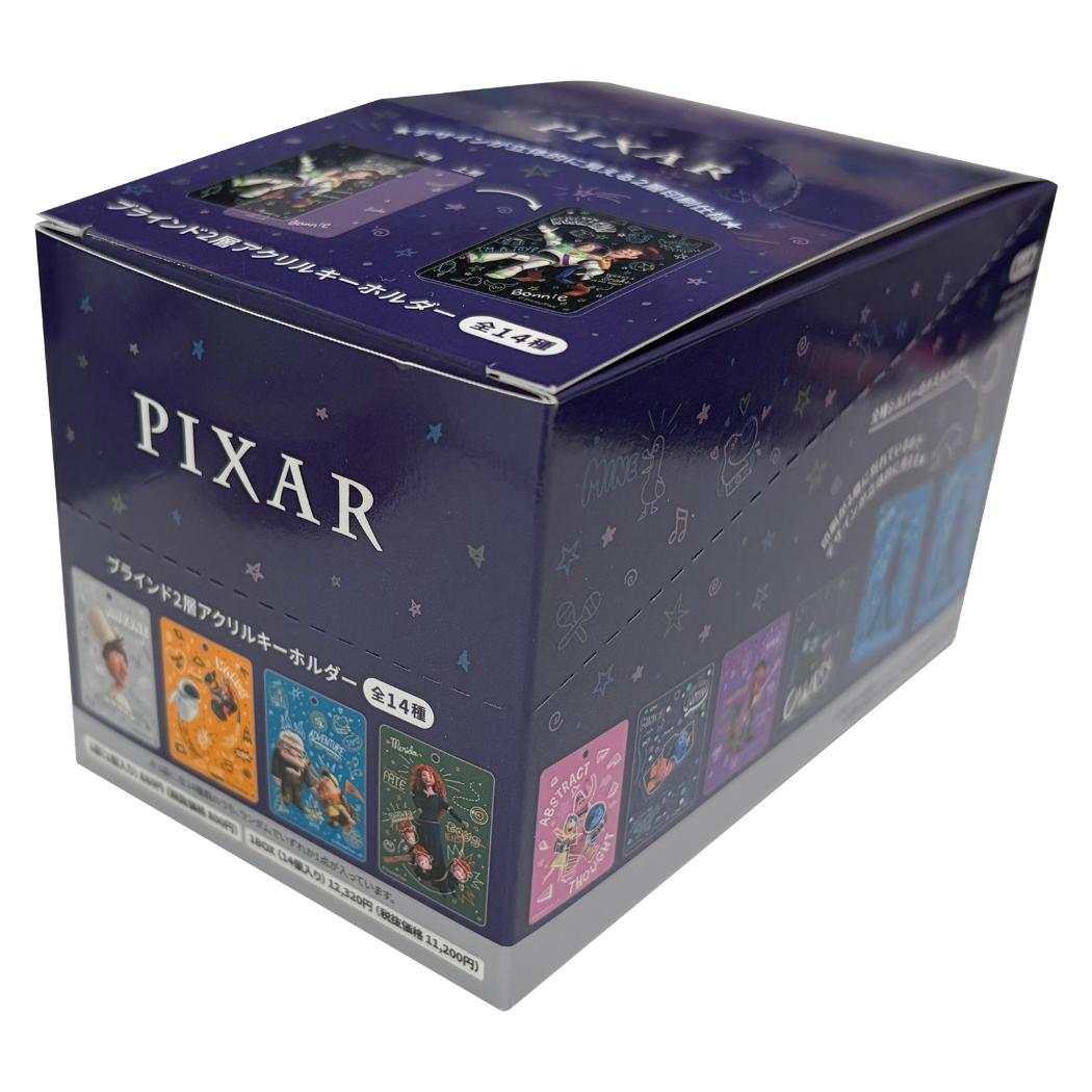 PIXAR ピクサー キーリング ブラインド2層アクリルキーホルダー 全14種