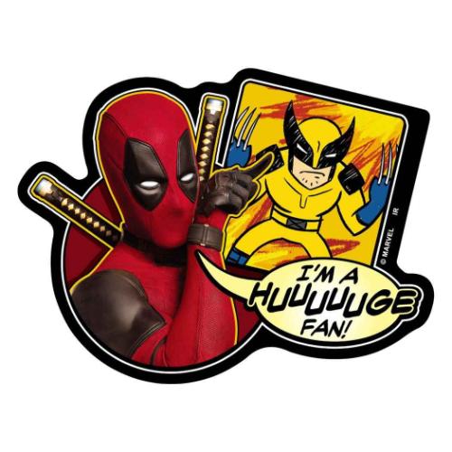 ダイカットシール ダイカットステッカー デッドプール＆ウルヴァリン B インロック MARVEL デコシール キャラクター