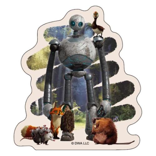 野生の島のロズ 映画キャラクター ダイカットシール ケース入り