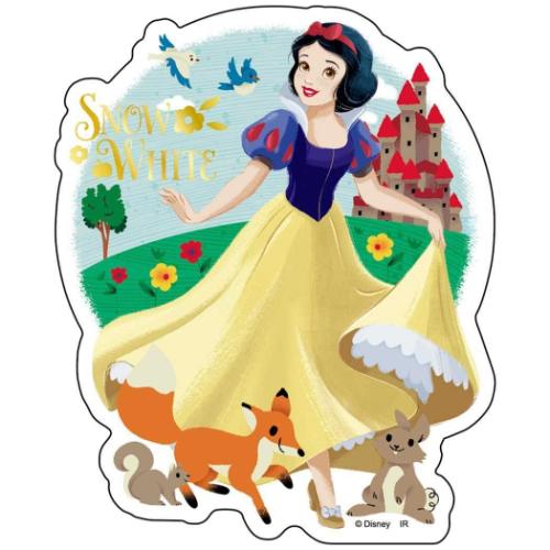 確認用♫プリンセス フレークシール 40枚 白雪姫 ゴールド