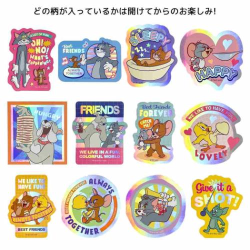 トムとジェリー オーロラステッカーコレクション12種の内どれか1つ