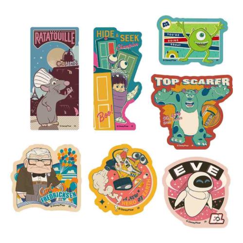 ダイカットシール PIXAR マットステッカーセット 7枚入り ディズニー