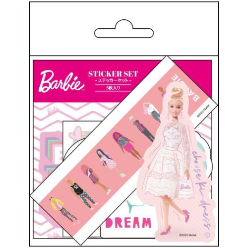 バービー Barbie キャラクター ダイカットシール ステッカーセット
