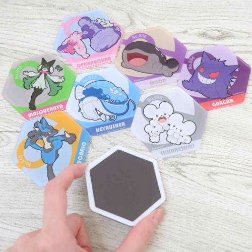 ポケットモンスター ポケモン キャラクター 磁石 ハニカムアクリル