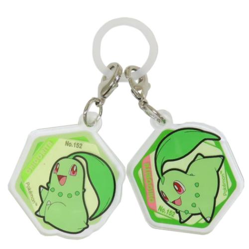 ポケットモンスター ポケモン キャラクター レイングッズ アクリルマーカーチャームセット vol.2 チコリータ