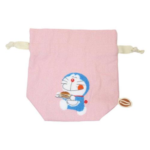 ドラえもん 相良刺繍巾着 巾着袋 ピンク 藤子F不二雄 爆買