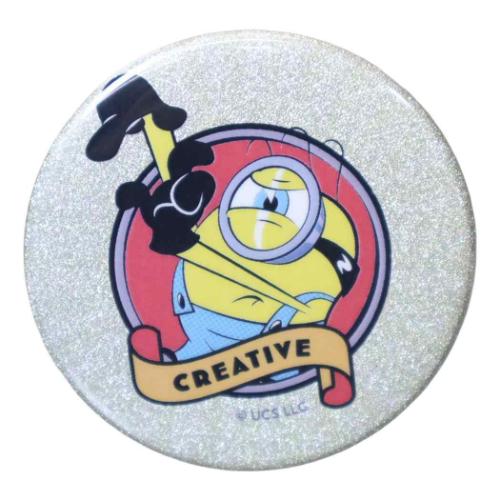 ミニオンズ＆モンスターズ 缶バッジ グリッターCANバッジ CREATIVE