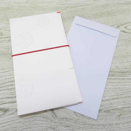 祝儀袋 慶事用水引ゴム金封 1枚入 結梅 ご入学お祝い 伊予結納センター 金封 のし袋