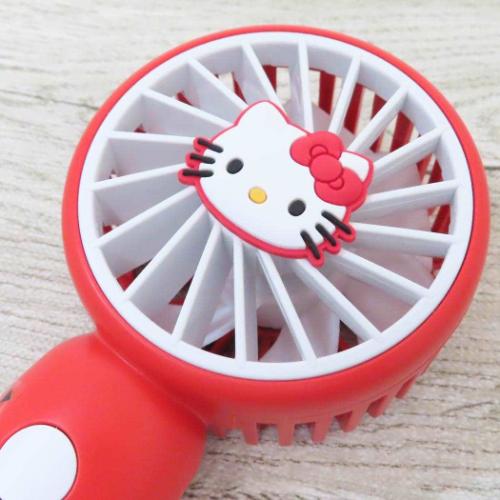 ハローキティ グッズ 携帯用扇風機 キャラクター カラビナ付きminiFAN