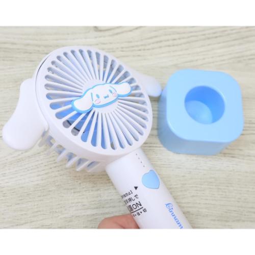 携帯用扇風機 耳付きスタンドファン サンリオ シナモロール ジェイズプランニング 熱中症対策
