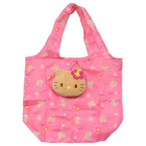 キティ　バッグ　タータン　ロキャロン　マスコット　新品　超美品　激レア　値下げ！ マスコットエコバッグ ショッピングバッグ ハローキティ 日焼けキティ