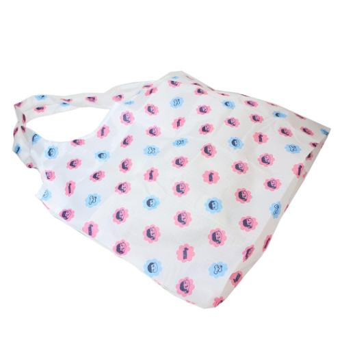 エコバッグ 折りたたみショッピングバッグ 不二家のペコちゃん フラワー ジェイズプランニング お買い物かばん