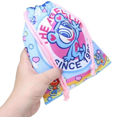 巾着袋 きんちゃくポーチ エンジェルブルー ジェイズプランニング 新学期準備雑貨 小物入れ キャラクター