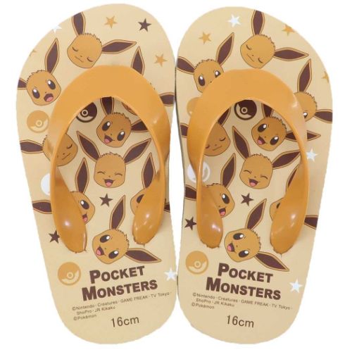 子供用サンダル ビーチサンダル ポケットモンスター ポケモン イーブイ パターン ジェイズプランニング キッズ こども 子ども キャラクター
