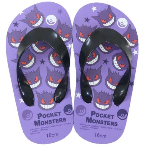 子供用サンダル ビーチサンダル ポケットモンスター ゲンガー パターン ジェイズプランニング ポケモン キッズ こども 子ども