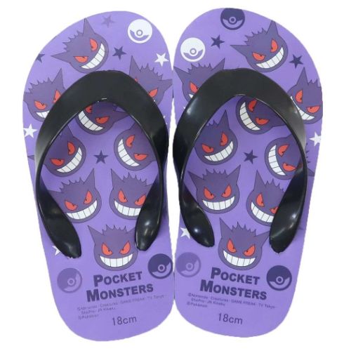 子供用サンダル ビーチサンダル ポケットモンスター ゲンガー パターン ジェイズプランニング ポケモン キッズ こども 子ども