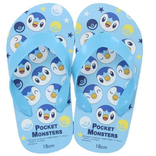 ビーチサンダル 子供用サンダル ポケットモンスター ポッチャマ パターン ポケモン ジェイズプランニング キッズ こども 子ども キャラクター
