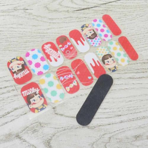 ネイルシール コスメ雑貨 不二家のペコちゃん ジェイズプランニング お