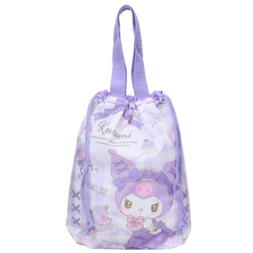 運動靴かばん 巾着シューズバッグ クロミ チェック[学童] ジェイズプランニング サンリオ