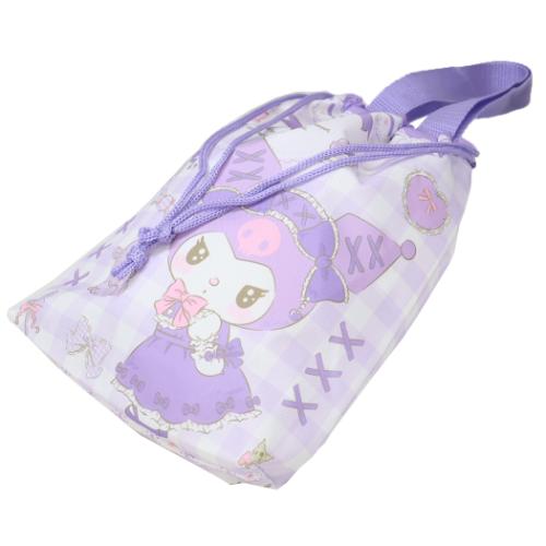 運動靴かばん 巾着シューズバッグ クロミ チェック[学童] ジェイズプランニング サンリオ