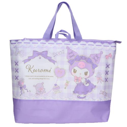 レッスンバッグ お稽古かばん クロミ チェック[学童] サンリオ ジェイズプランニング 新学期準備雑貨 シューズケース 抗菌 撥水 キャラクター