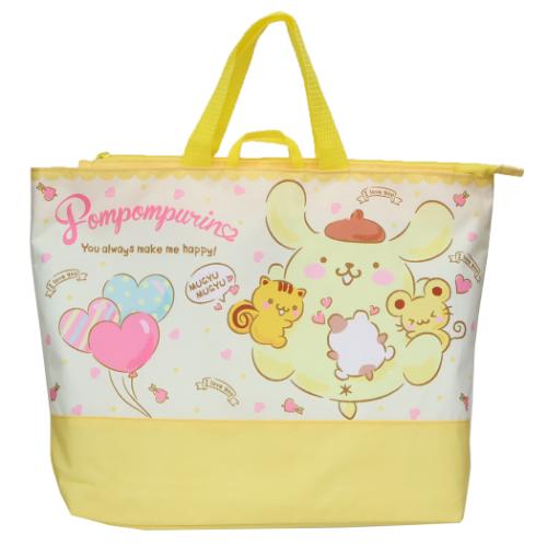 ポムポムプリン キャラクター お稽古かばん レッスンバッグ ハグ[学童] サンリオ