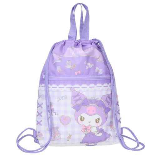 クロミ ナップサック 巾着ナップサック チェック[学童] サンリオ ジェイズプランニング