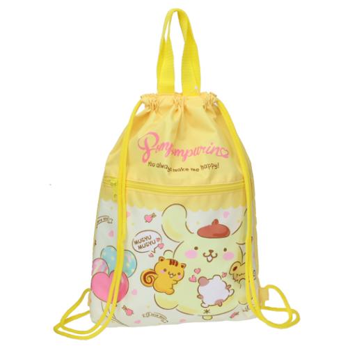 ポムポムプリン 巾着ナップサック サンリオ ナップサック キャラクター ハグ[学童]