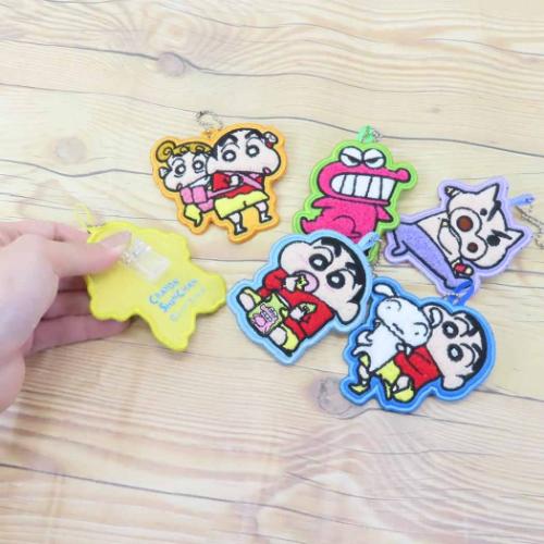 クレヨンしんちゃん 刺繍パッチ 柳田　ギータ クレヨンしんちゃん 刺繍パッチ 柳田 ギータ 野球 クレヨンしんちゃん