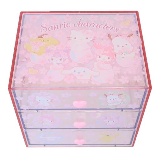 サンリオキャラクターズ キャラチェスト 小物入れ 引き出しチェスト サンリオキャラクターズ キャラチェスト サンリオ 小物入れ キッズ
