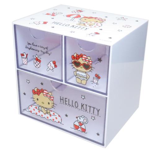 サンリオ　キティ(HELLO KITTY)ミニドレサー卓上チェスト ハローキティ サンリオ ポイントカード チェスト ドレッサー