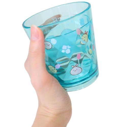 すみっコぐらし キラキラクリアカップ プラコップ ざっそうとようせいのお花畑 サンエックス キャラクター グッズ