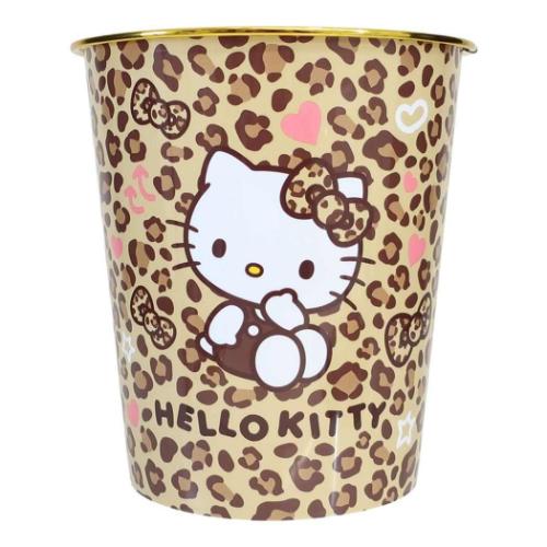 ゴミ箱 ダストボックス ハローキティ ヒョウ柄 サンリオ 爆買 : 雑貨