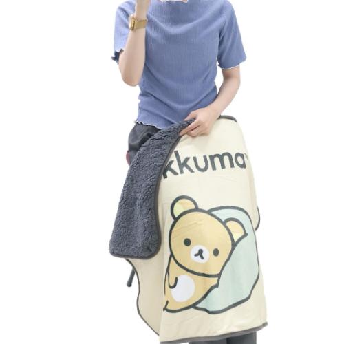 リラックマ サンエックス キャラクター ひざ掛け毛布 ふわふわ