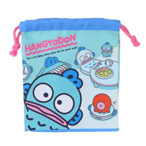 ハンギョドン キャラクター 巾着袋 巾着 きんちゃくポーチ