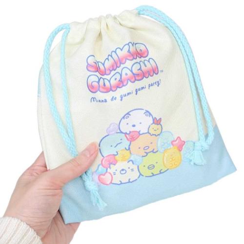巾着袋 きんちゃくポーチ サンエックス すみっコぐらし