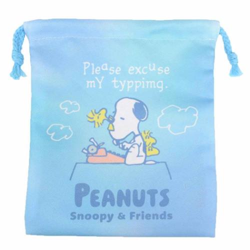 スヌーピー ピーナッツ キャラクター 巾着袋 きんちゃくポーチ