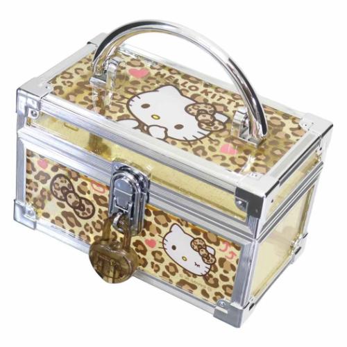 ハローキティ グッズ コスメボックス キャラクター 鍵付きミニバニティ