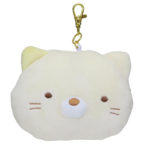 フェイスパスケース 定期入れ＆小銭入れ すみっコぐらし サンエックス ねこ ケイカンパニー ICカードケース