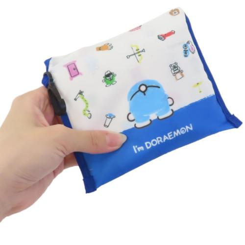 ショッピングバッグ ポケット付きエコバッグ アイムドラえもん