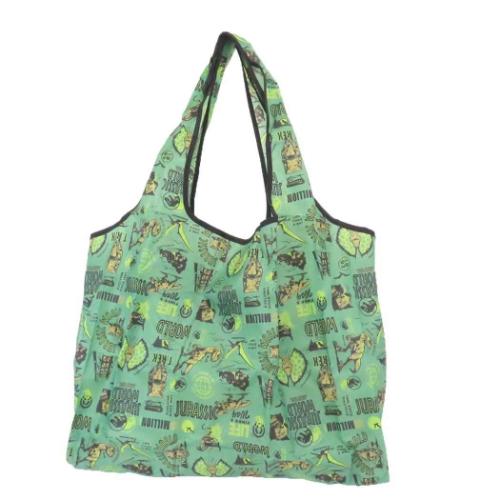 Yahoo! Yahoo!ショッピング(ヤフー ショッピング)ジュラシックワールド ポケット付きエコバッグ 恐竜 ショッピングバッグ 映画キャラクター