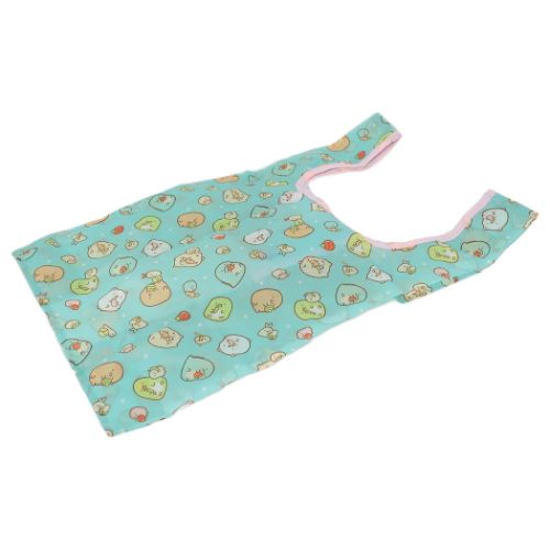 エコバッグ ポケット付きプチエコバッグ サンエックス すみっコぐらし ブルー ケイカンパニー ショッピングバッグ
