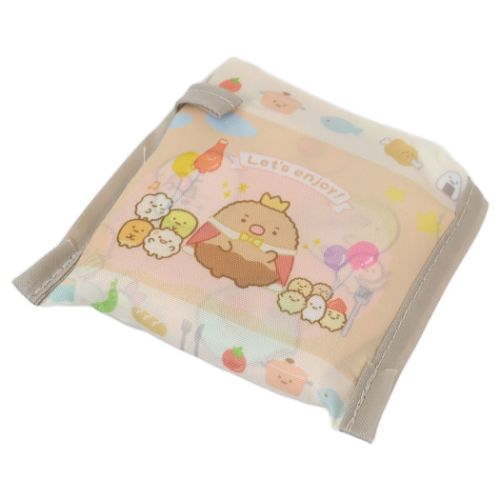 エコバッグ ポケット付きプチエコバッグ すみっコぐらし サンエックス ブラウン ケイカンパニー ショッピングバッグ キャラクター