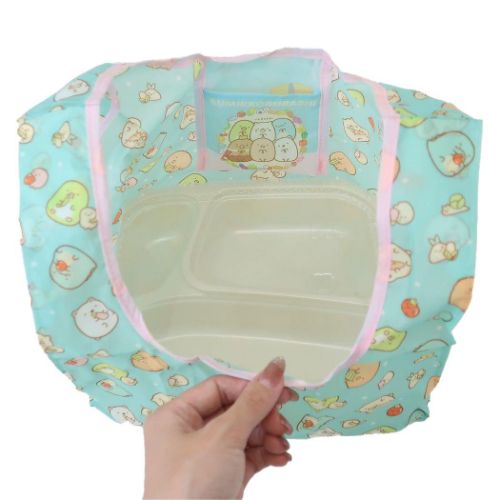 エコバッグ ポケット付きプチエコバッグ すみっコぐらし サンエックス ブラウン ケイカンパニー ショッピングバッグ キャラクター